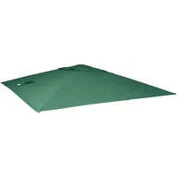 Mendler Ersatz-Bezug für Luxus-Ampelschirm HWC-A96, Sonnenschirmbezug 3x3m (Ø4,24m) Polyester