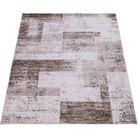 Paco Home Teppich Wohnzimmer Kurzflor Vintage Stil Abstrakt Modernes