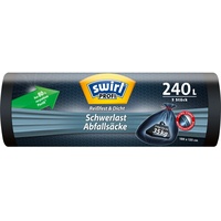 Swirl Profi Schwerlast-Abfallsäcke 240L, 5 Stück