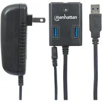 Manhattan USB-Hub, 4x USB-A 3.0, USB-A 3.0 [Stecker] (162302)