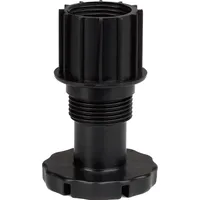 CAMAR Sockelverstellfuß Unico 48 x 45 mm Kunststoff schwarz