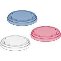 Koziol Frischhaltedeckel rund transparent 0,5 l 3-teilig