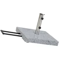 Siena Garden Schirmständer Granit 50 x 50 cm Grau