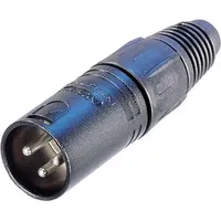 Neutrik NC3MX-BAG XLR-Steckverbinder Stecker, gerade Polzahl 3 Schwarz