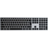 Satechi Slim X3 Bluetooth Backlit Keyboard, schwarz/grau, USB/Bluetooth, DE
