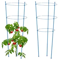 Relaxdays Rankhilfe 2er Set, 76 cm hoch, 3 verstellbare