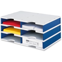 Styro Styrodoc duo 268-0203.38 6Fächer gr/bl