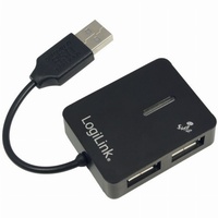 Logilink USB 2.0 Hub - 4 - Schwarz