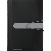 Herlitz Fächermappe PP 12 Fächer schwarz