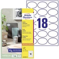 Avery Zweckform Etiketten 63.5x42.3mm, ablösbar, weiß, 63,5 x 42,3