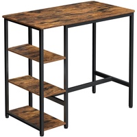 VASAGLE Bistrotisch braun 109,0 x 60,0 x 100,0 cm