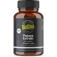 Biotiva Papaya Extrakt Kapseln Bio 72 g