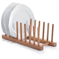 Zeller Tellerständer 34 x 12,5 cm Bambus Braun