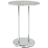 Haku-Möbel HAKU Möbel Beistelltisch Metall Betonoptik 40,0 x 40,0