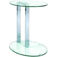 Haku-Möbel HAKU Möbel Beistelltisch Glas transparent 45,0 x 35,0