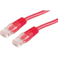 Value Patchkabel Cat6, U/UTP, RJ-45/RJ-45, 1m, rot