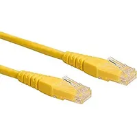 Roline Patchkabel Cat.6 (Class E) UTP, gelb, 0,5 m