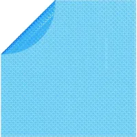 VidaXL Treibende Runde PE Pool-Solarplane 381 cm Blau