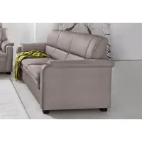 Sit&more 3-Sitzer »Pisa«, mit Federkern grau