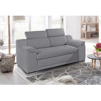 Sit&more 2-Sitzer »Andiamo«, inklusive Kopfteilverstellung grau