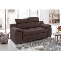 Sit&more 2-Sitzer SIT & MORE "Andiamo", braun, B:180cm H:93cm