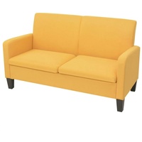 VidaXL 2-Sitzersofa 135 x 65 x76 cm Gelb