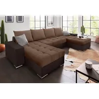 Collection AB Wohnlandschaft, mit 2 XL-Recamieren, Bettfunktion, Bettkasten, inklusive