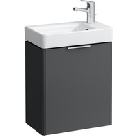 Laufen Base Waschtischunterschrank, 1 Tür, Scharnier rechts, verkehrsgrau