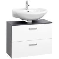 WELLTIME Waschbeckenunterschrank WELLTIME "Texas", grau, B:70cm, Holzwerkstoff, Schränke, Waschbeckenunterschrank,