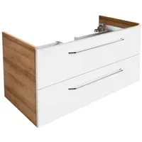 Fackelmann Waschbeckenunterschrank Milano 2 Schubladen 100 x 49,5 x