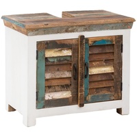 Woodkings Waschbeckenunterschrank Perth - Braun