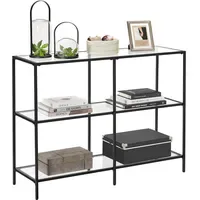 VASAGLE Konsolentisch 100 x 73 x 30 cm schwarz