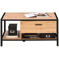 Z2 Algarve Eiche Metall schwarz 92 x 55 x