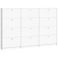 VCM ebuy24 Schuhschrank mit 12 Klappen Breite 225 cm,