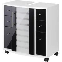 WELLTIME Waschbeckenunterschrank »Jaca«, Breite 60 cm, mit hochglänzenden Fronten