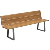 Niehoff Nova 200 x 52 x 89 cm aluminium/anthrazit/teak