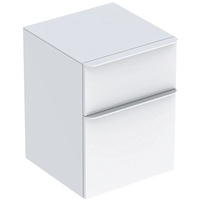 Geberit Smyle Square Seitenschrank 2 Schubladen weiß hochglanz