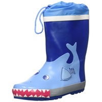 Playshoes Gummistiefel Hai blau 31
