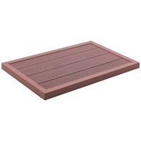 VidaXL WPC Bodenelement für Solardusche 101 x 63 cm