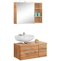 WELLTIME Davos 3-tlg. Braun