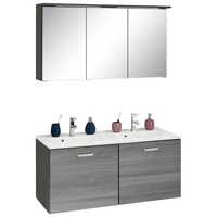 WELLTIME Ravenna 2-tlg.grafit/eichefarben