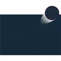 VidaXL Treibende Pool-Solarplane PE 300x200 cm Schwarz und Blau