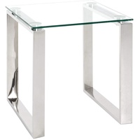 Haku-Möbel HAKU Möbel Beistelltisch Glas transparent 42,0 x 42,0
