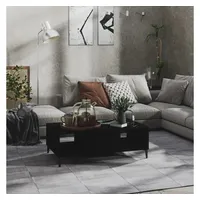 VidaXL Couchtisch Schwarz 103,5x60x35 cm Holzwerkstoff