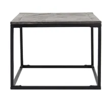 WOMO-DESIGN Beistelltisch grau Holz, 60x60x60 cm Wohnzimmer, Wohnzimmertische, Beistelltische