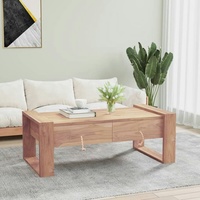 VidaXL Couchtisch 110×60×40 cm Teak Massivholz