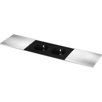 Bachmann Bachmann, Steckdosenleiste, Steckdosenelement DUE 2-fach Steckdose, Edelstahl-Optik, 2m