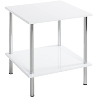 Haku-Möbel HAKU Möbel Beistelltisch weiß 39,0 x 39,0 x