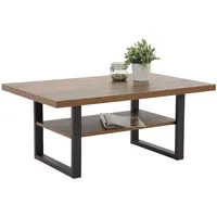 Hela Couchtisch Anton schwarz Oldwood, schwarz- B:105cm H:45cm T:69cm,