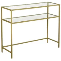 VASAGLE Konsolentisch Gold